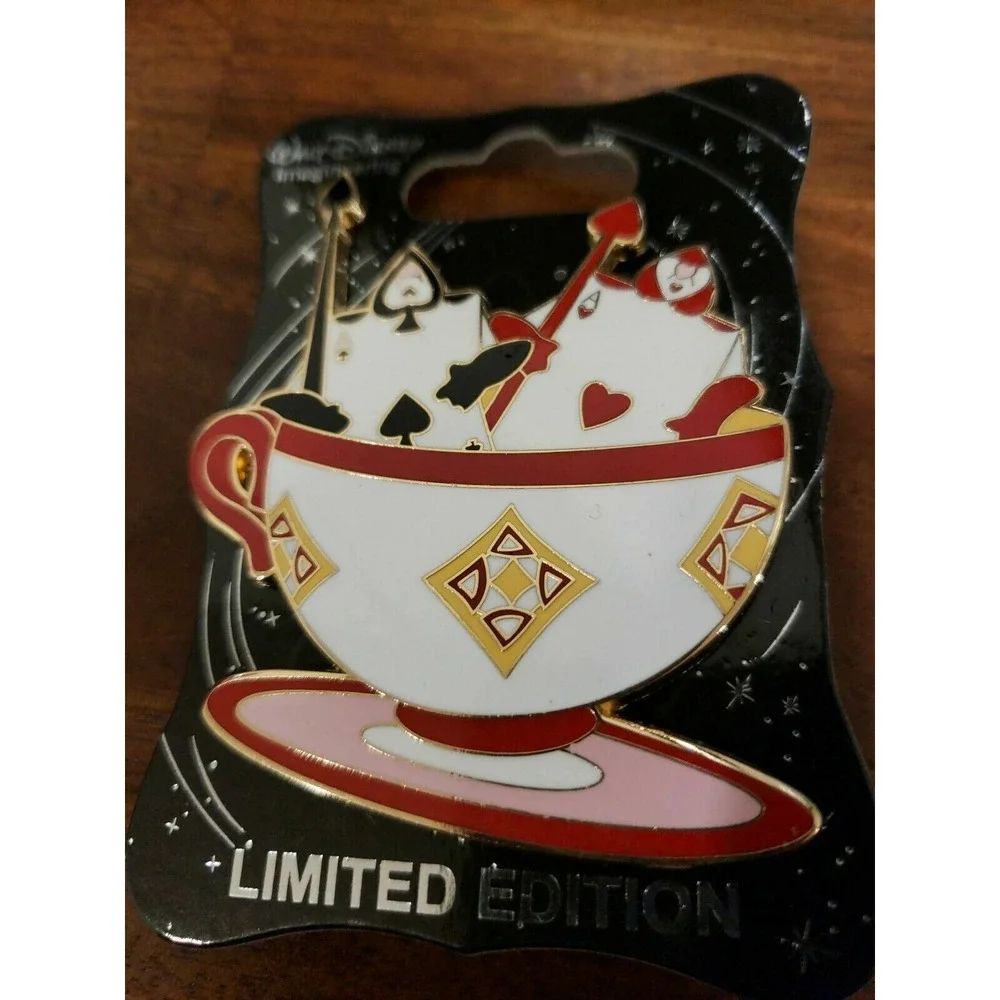Disney Pin Alice‎ Wonderland Card Painters WDI Mad Tea Party Cast LE 250 110653
